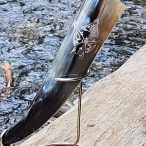 10oz Drinking Horn ~ PTN ~ Joy Self-sacrifice courage strength