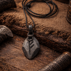 Fehu Rune Necklace – Wealth & Prosperity