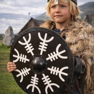 16″ Viking Shield – Helm of Awe Design