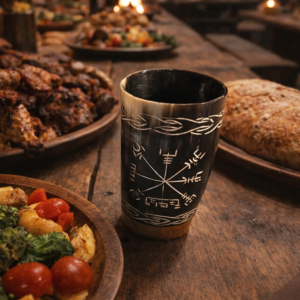 Viking Vegvísir Shot Glass