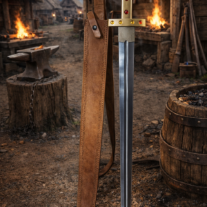 ⚔️ Runestone Warrior Sword – Viking Inspired Steel Blade   (CLEARANCE)