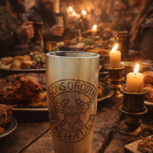 10-12oz Sons of Odin Viking Horn Tumbler