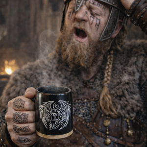 Valkyrie Wings Horn Mug  12-15 oz