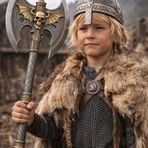 Young Berserker Viking Foam Axe
